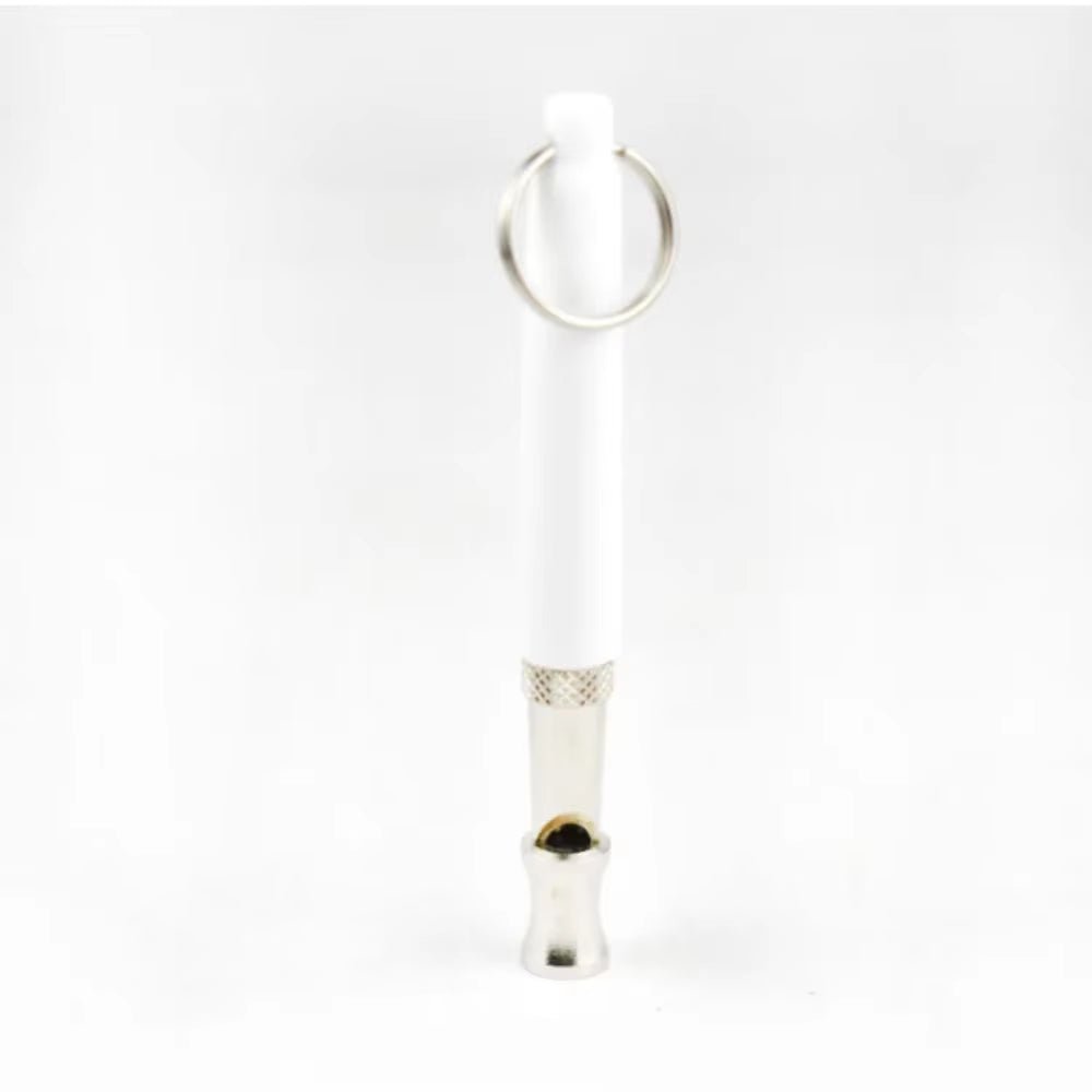 1Pcs Puppy Pet Dog Cat Whistle Two Tone Ultrasonic Flute Stop Barking Ultrasonic Sound Repeller Pets Training Supplies Keychain - Petopia