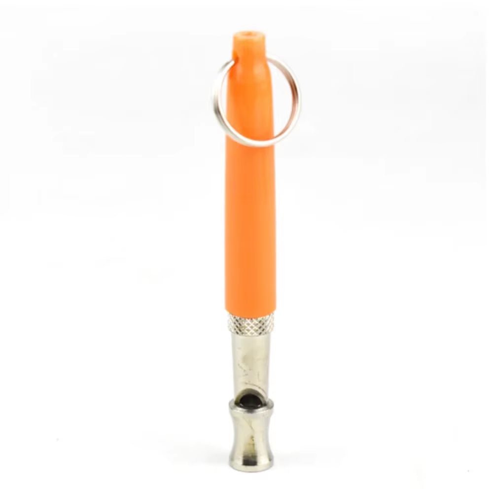 1Pcs Puppy Pet Dog Cat Whistle Two Tone Ultrasonic Flute Stop Barking Ultrasonic Sound Repeller Pets Training Supplies Keychain - Petopia