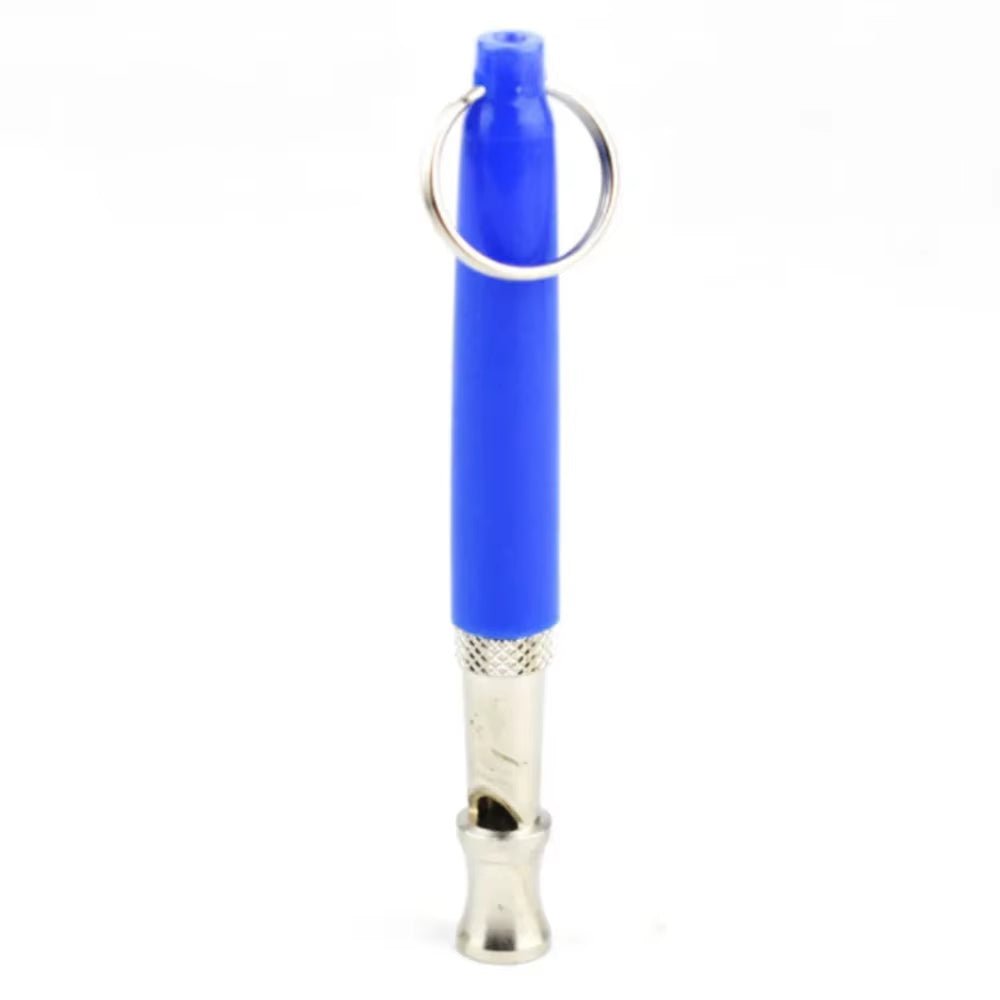 1Pcs Puppy Pet Dog Cat Whistle Two Tone Ultrasonic Flute Stop Barking Ultrasonic Sound Repeller Pets Training Supplies Keychain - Petopia