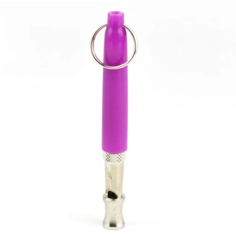 1Pcs Puppy Pet Dog Cat Whistle Two Tone Ultrasonic Flute Stop Barking Ultrasonic Sound Repeller Pets Training Supplies Keychain - Petopia