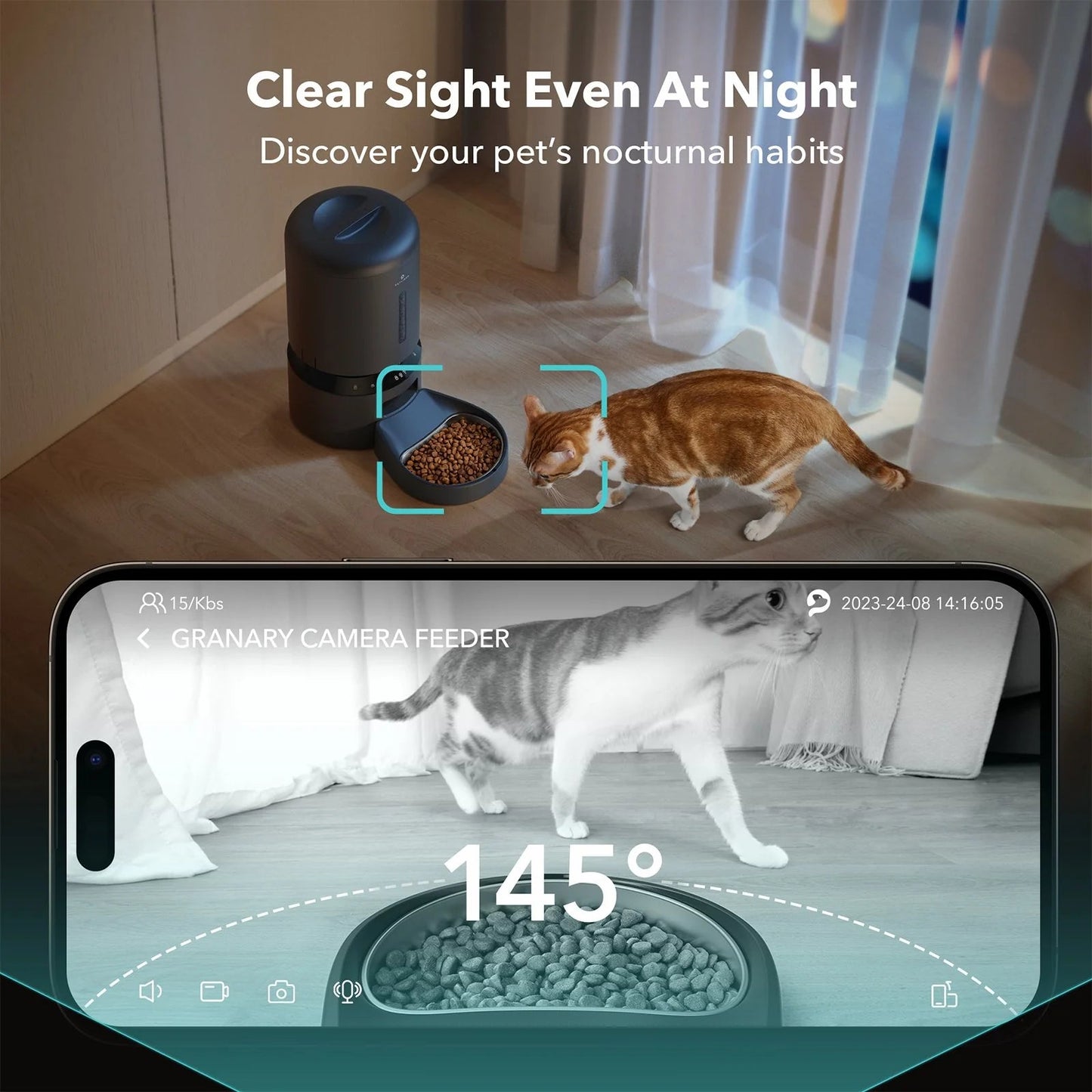 Granary Smart Camera Feeder - Petopia Company