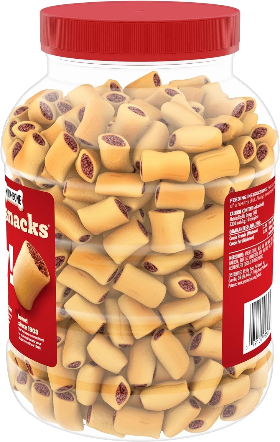 Marosnacks Small Dog Treats with Bone Marrow, 40 Ounce Container - Petopia Company
