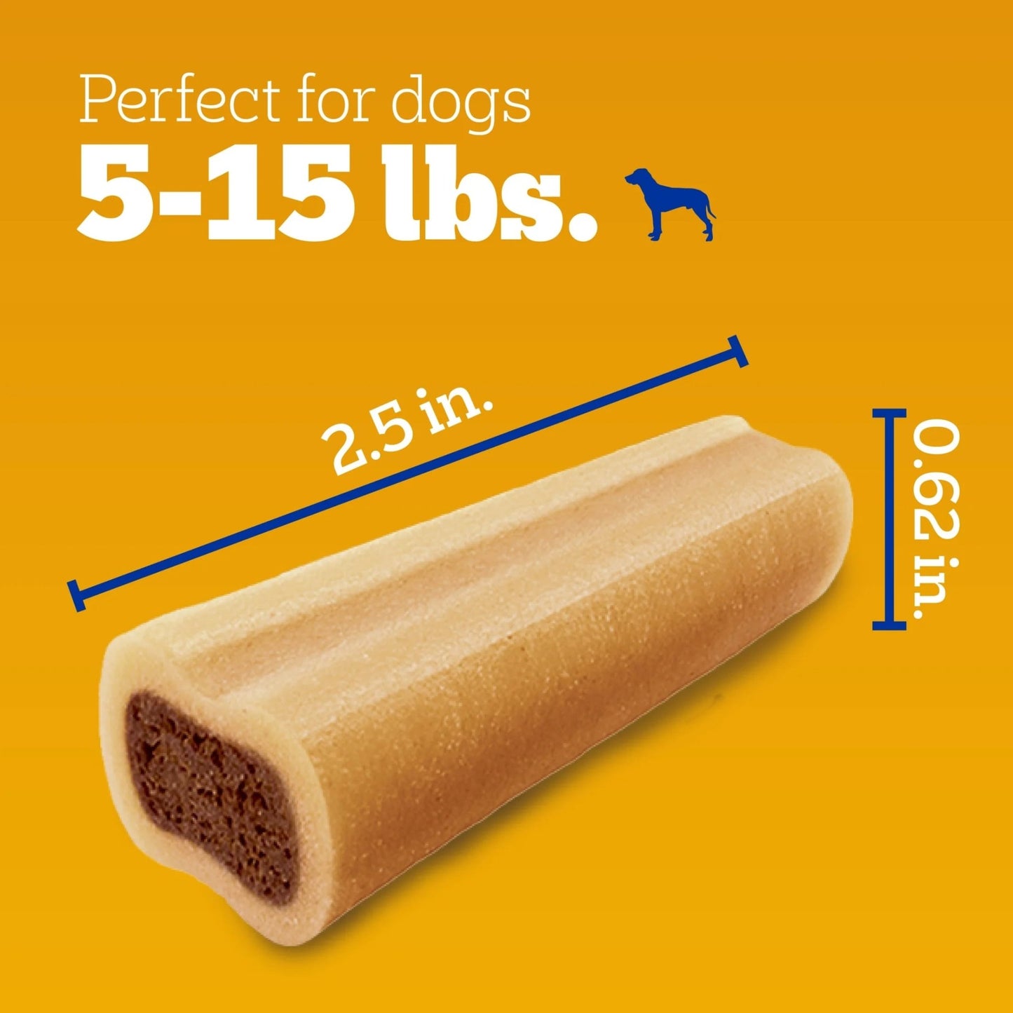 Mini Jumbone Beef Flavor, Small Dog Treats, 21 Oz. Bag - Petopia Company