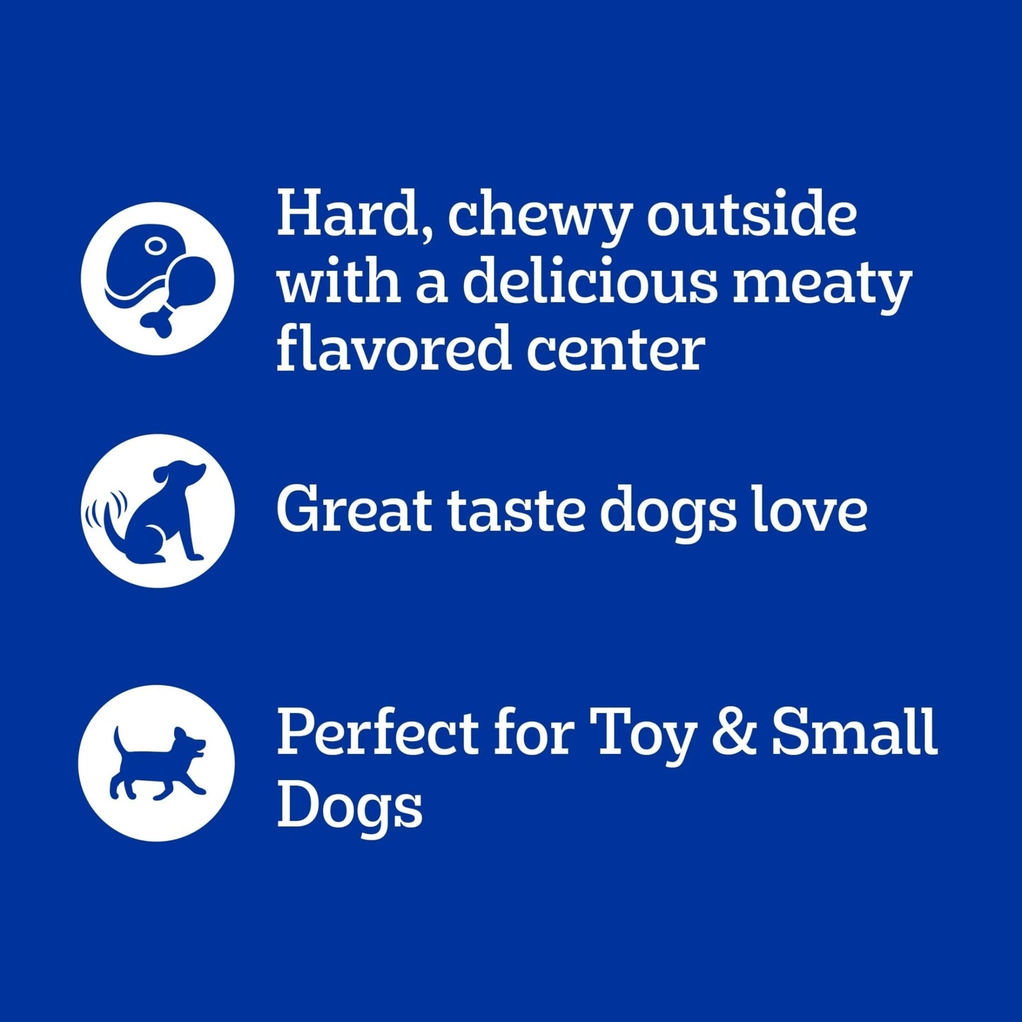 Mini Jumbone Beef Flavor, Small Dog Treats, 21 Oz. Bag - Petopia Company