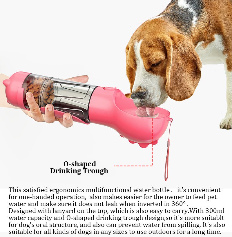 Pet Multi - Functional Water Bottle – Hydration, Waste Disposal & More - Petopia