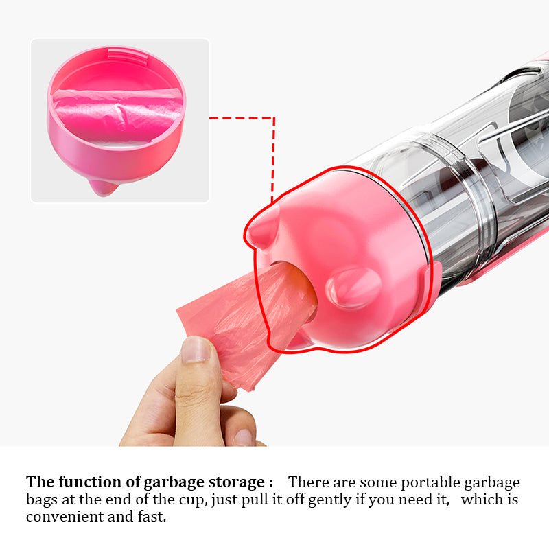 Pet Multi - Functional Water Bottle – Hydration, Waste Disposal & More - Petopia