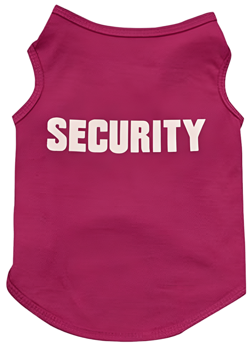 Pet Shirts Dog Police Printed Cool Summer Custom Vest Cute Puppy Apparels Clothes (S, Hot Pink) - Petopia