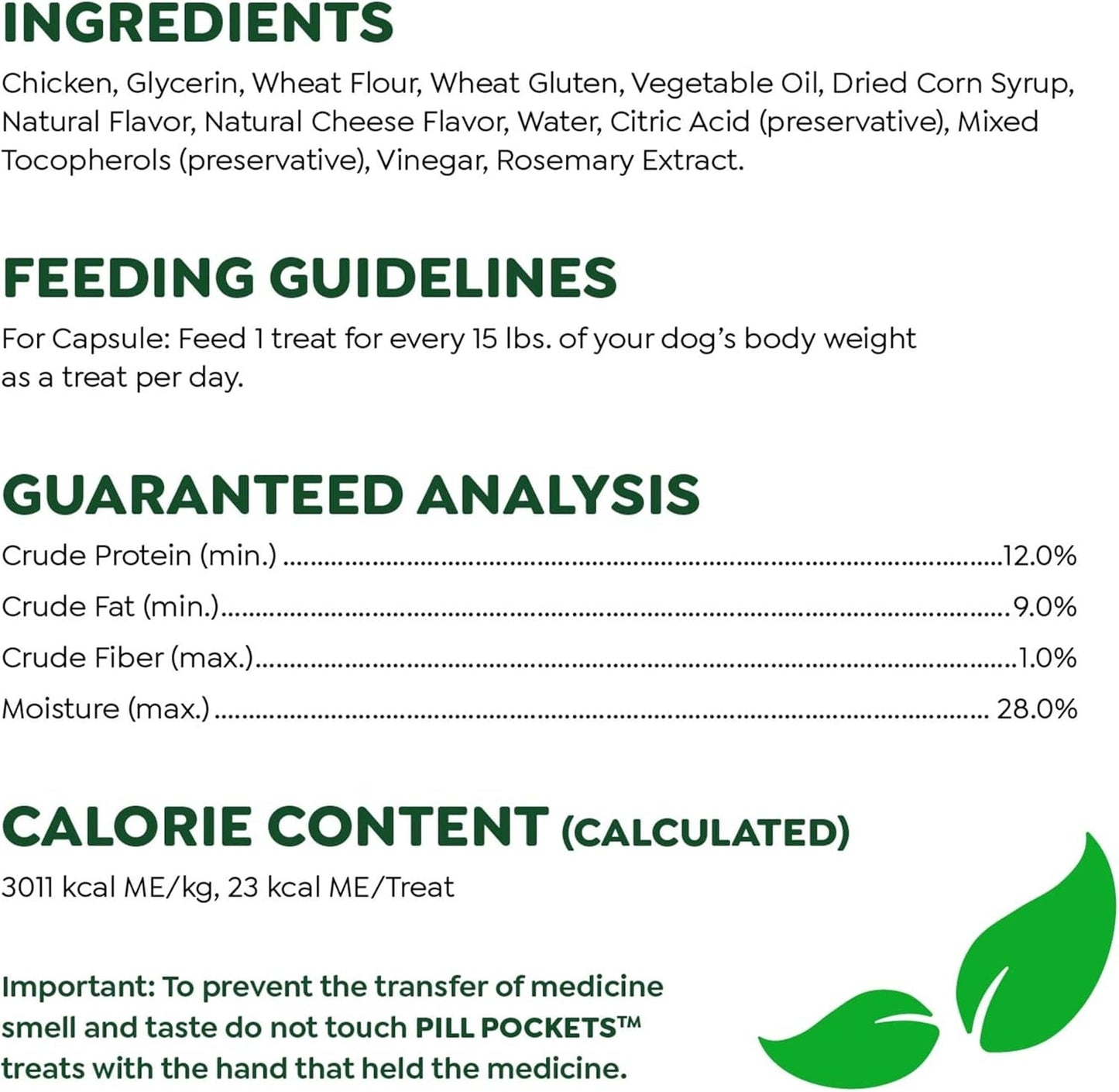 Pill Pockets Large Size Soft Dog Treats for Capsules, Cheese Flavor, Made with Natural Ingredients plus Minerals & Trace Nutrients, 15.8 Oz. (60 Count, Pack of 1) - Petopia Company