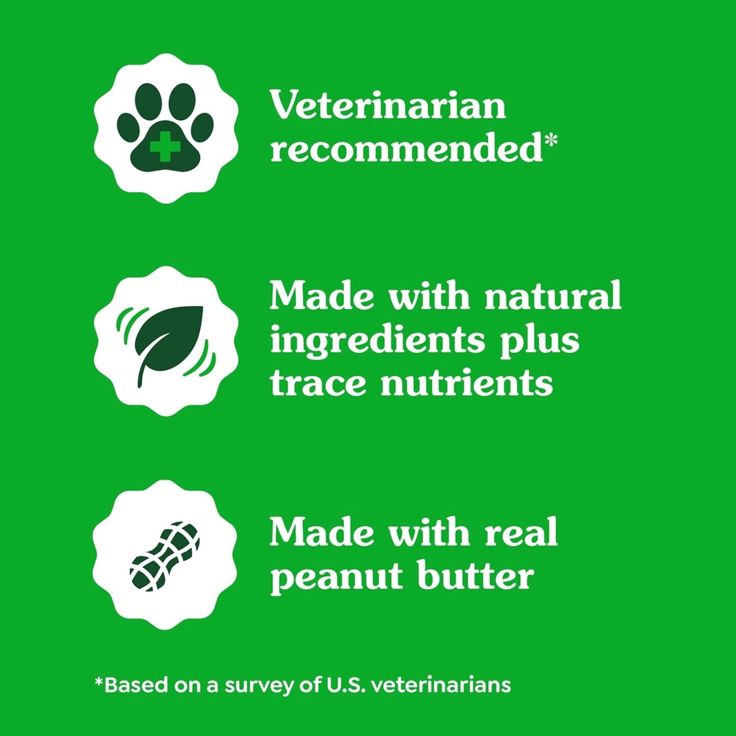 Pill Pockets Large Size Soft Dog Treats for Capsules, with Real Peanut Butter, Made with Natural Ingredients plus Minerals & Trace Nutrients, 15.8 Oz. (60 Count, Pack of 1) - Petopia Company