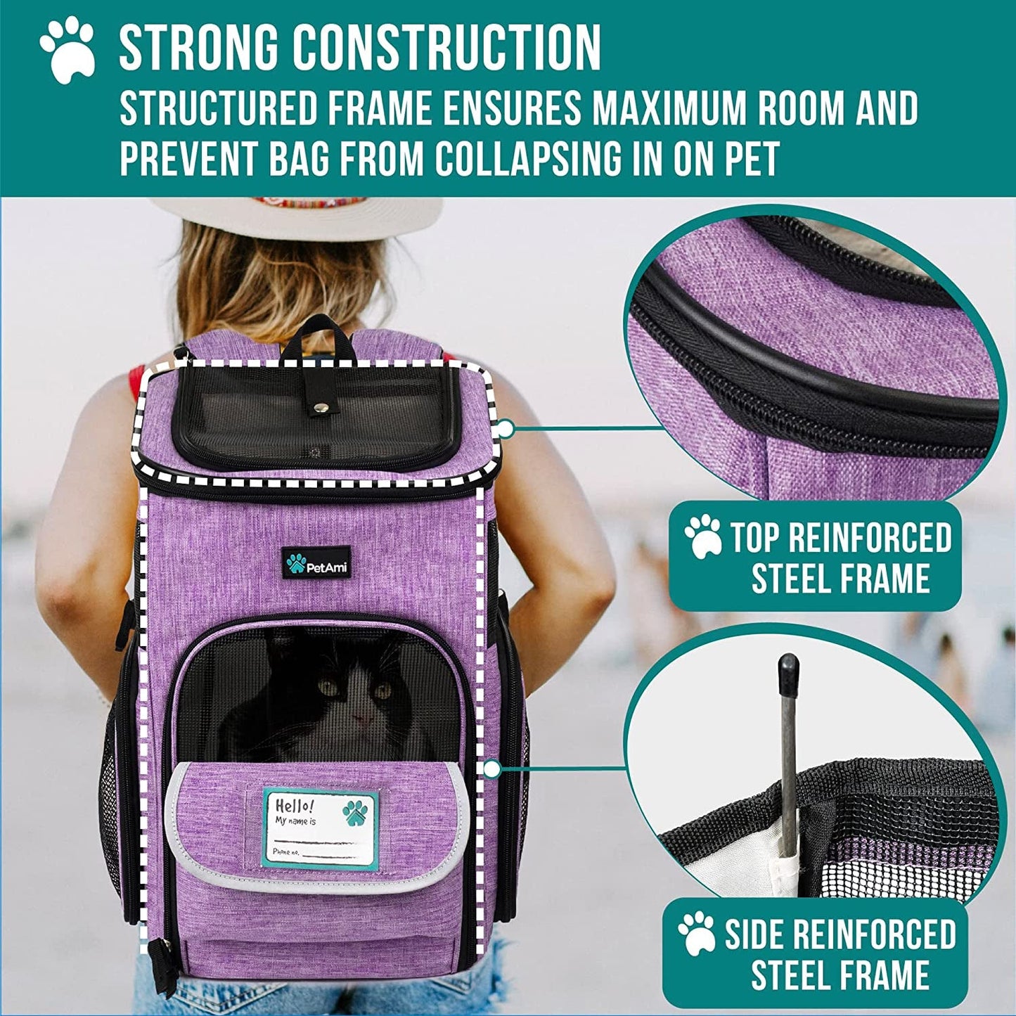Purrfect Voyager Backpack - Petopia