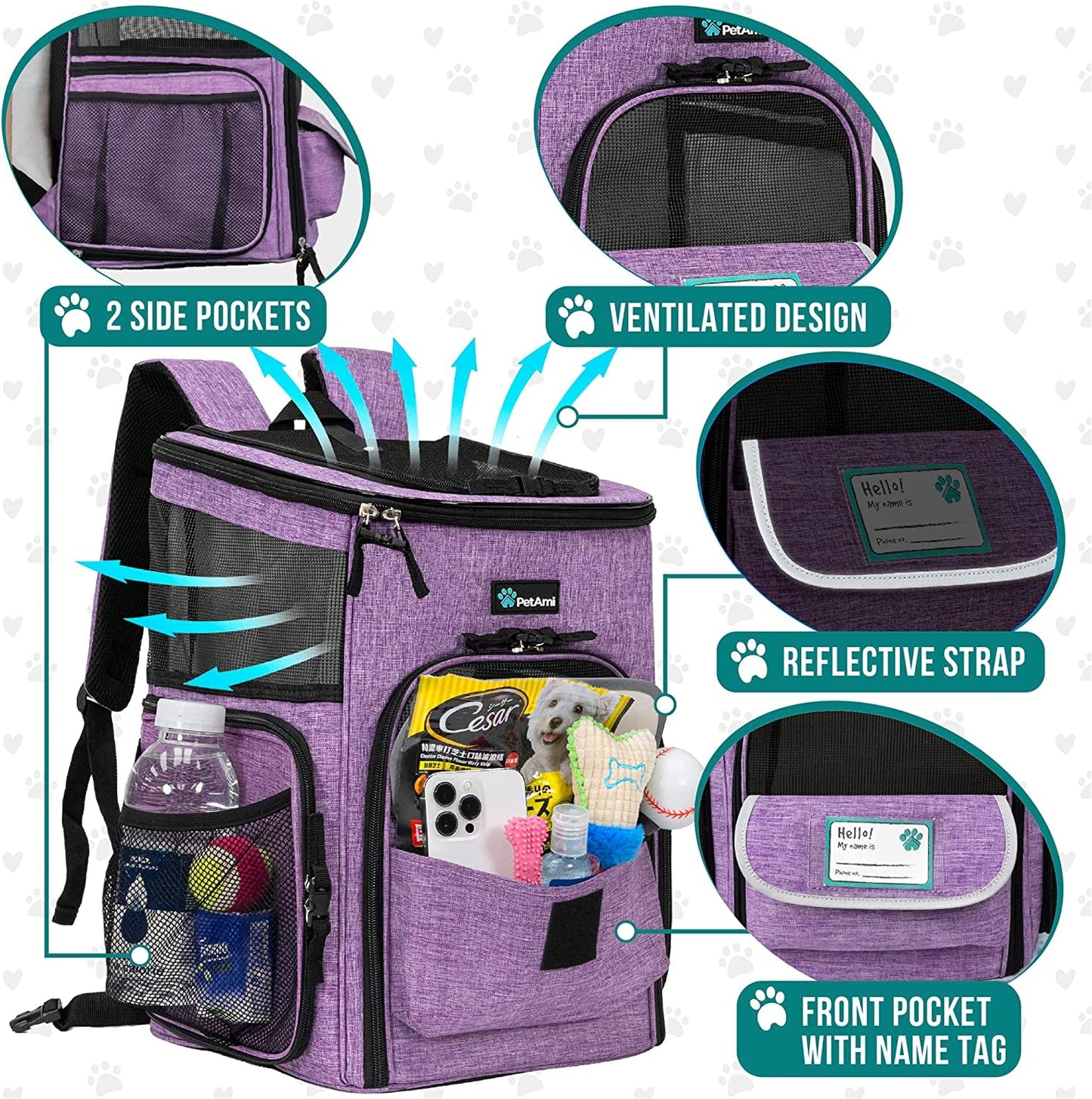 Purrfect Voyager Backpack - Petopia