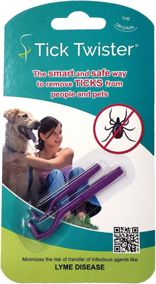 00100 - PR Single, Purple, One Set Tick Remover Small and Large - Petopia