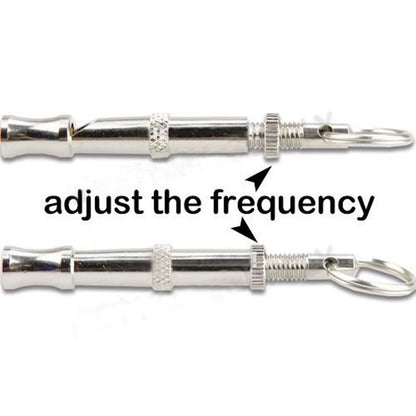 1Pcs Puppy Pet Dog Cat Whistle Two Tone Ultrasonic Flute Stop Barking Ultrasonic Sound Repeller Pets Training Supplies Keychain - Petopia