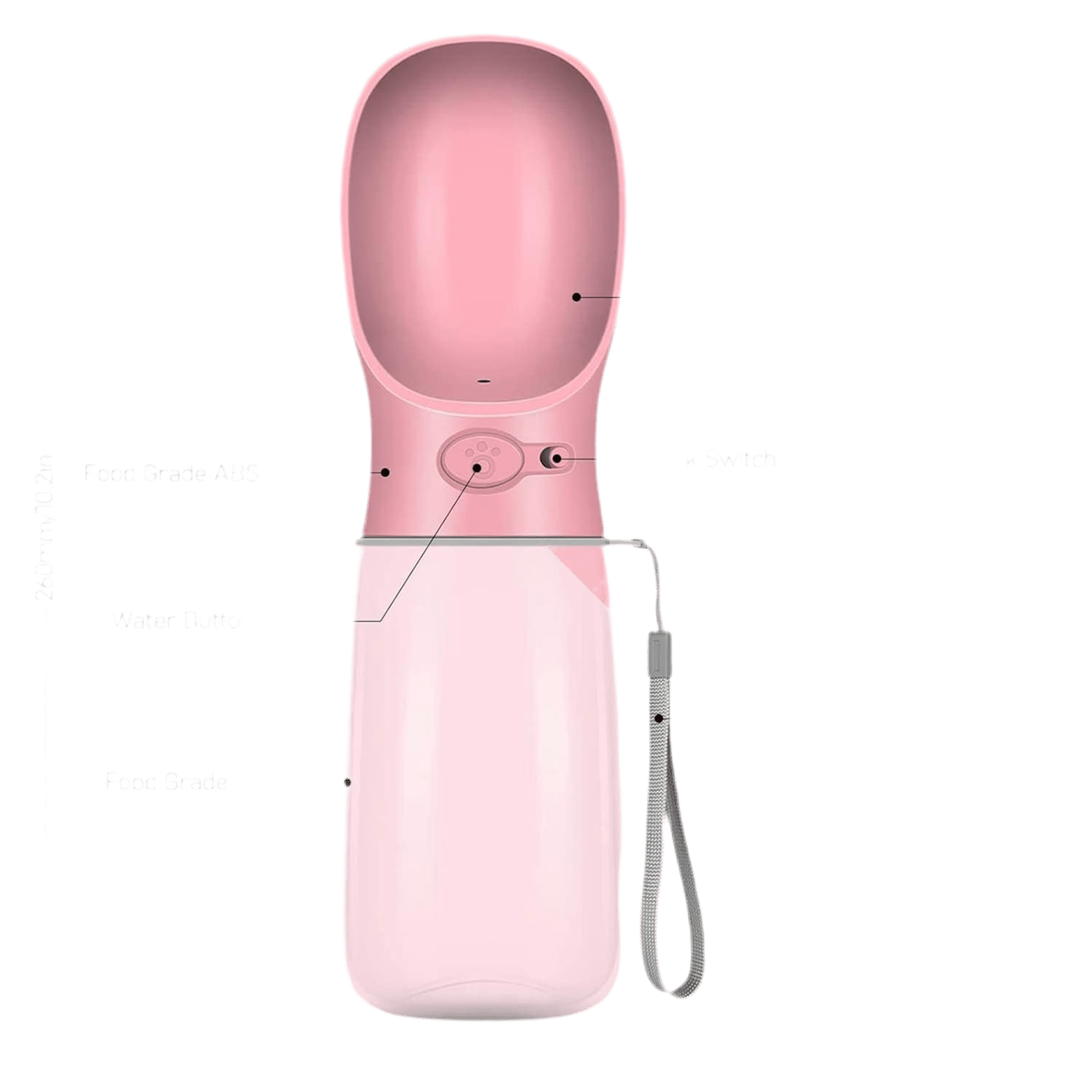 AquaPaw Travel Bottle - Petopia