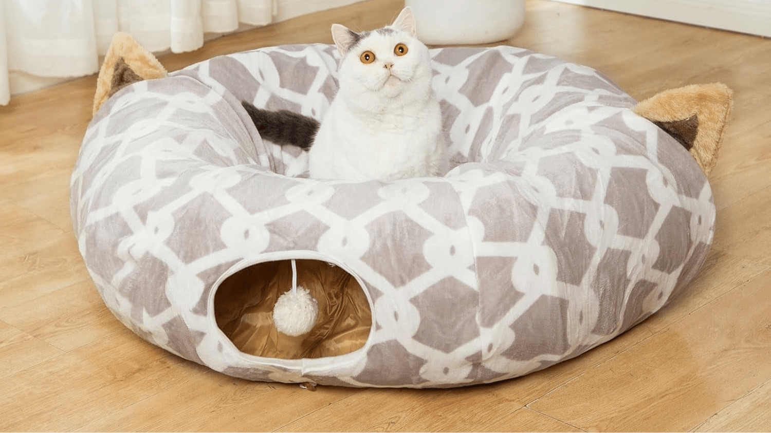 CozyCat Haven Tunnel Bed - Petopia