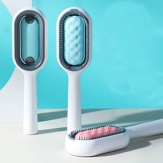 Double Sided Hair Removal Brush - 1St Green Long Set As The Pictures - Petopia