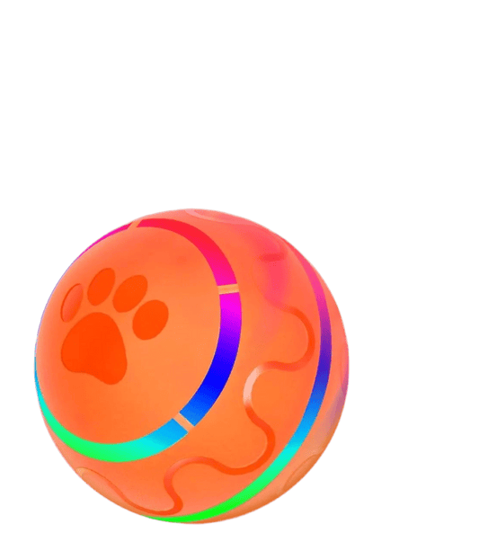 Interactive Dog Toy Ball with LED Lights - Rechargeable, Motion - Activated Fun for Pets - Petopia
