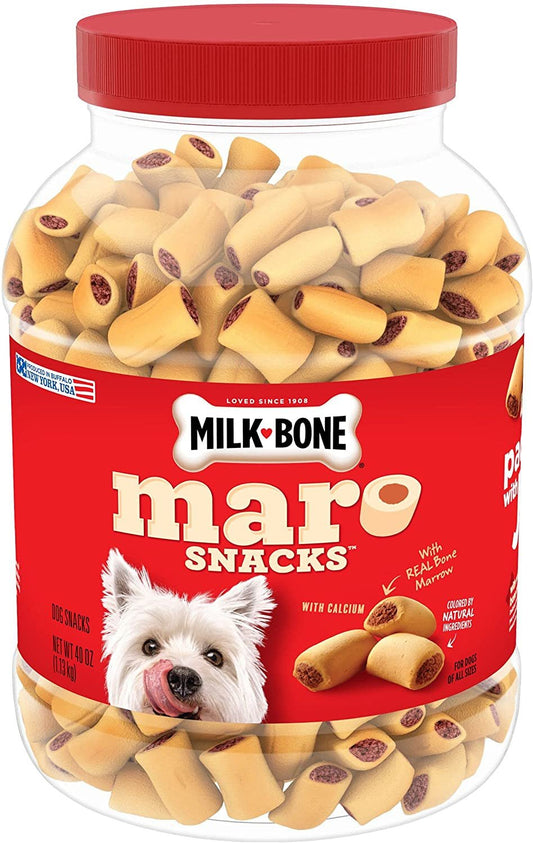 Marosnacks Small Dog Treats with Bone Marrow, 40 Ounce Container - Petopia Company