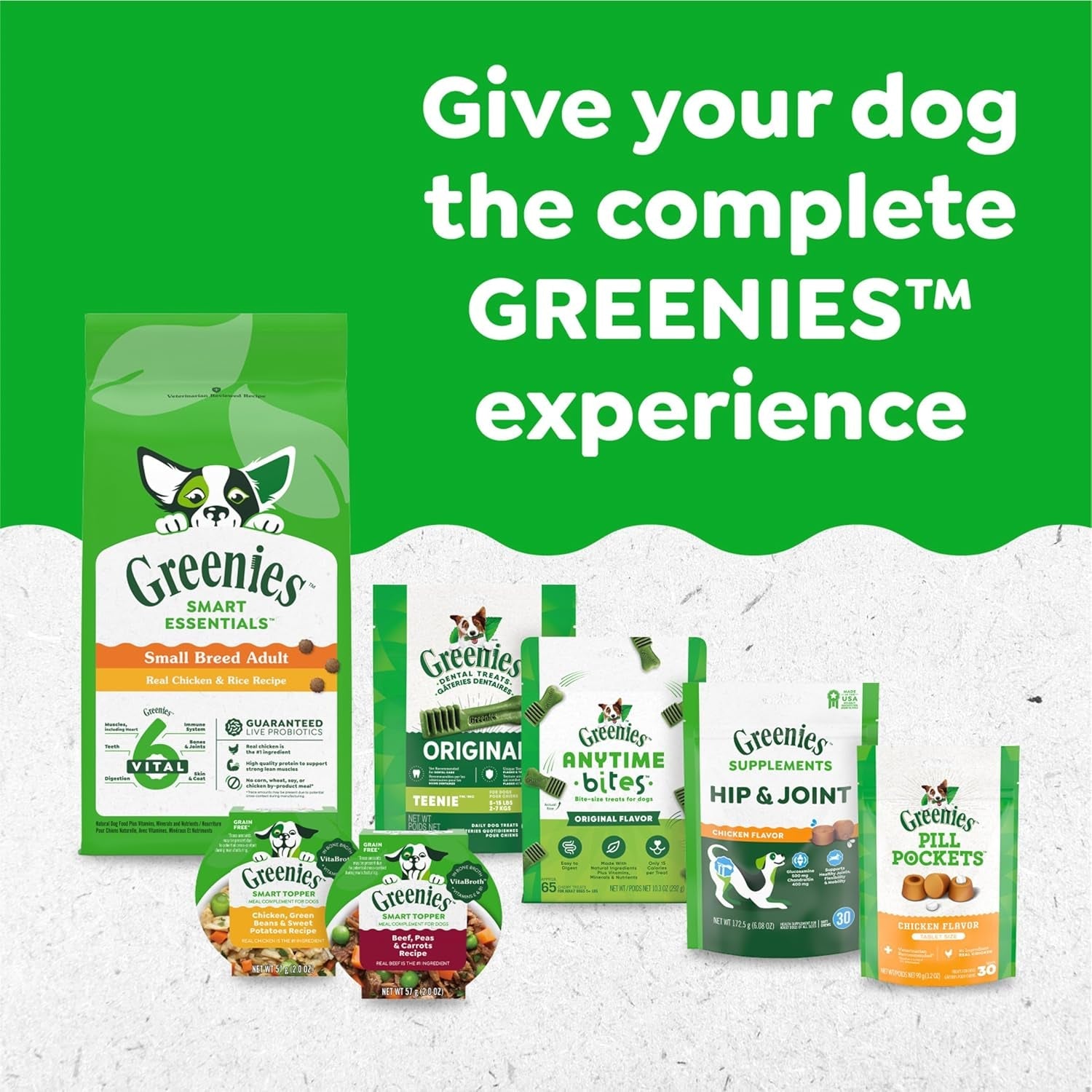 Original Petite Natural Dental Care Dog Treats, 36 Oz. Pack (60 Treats) - Petopia Company