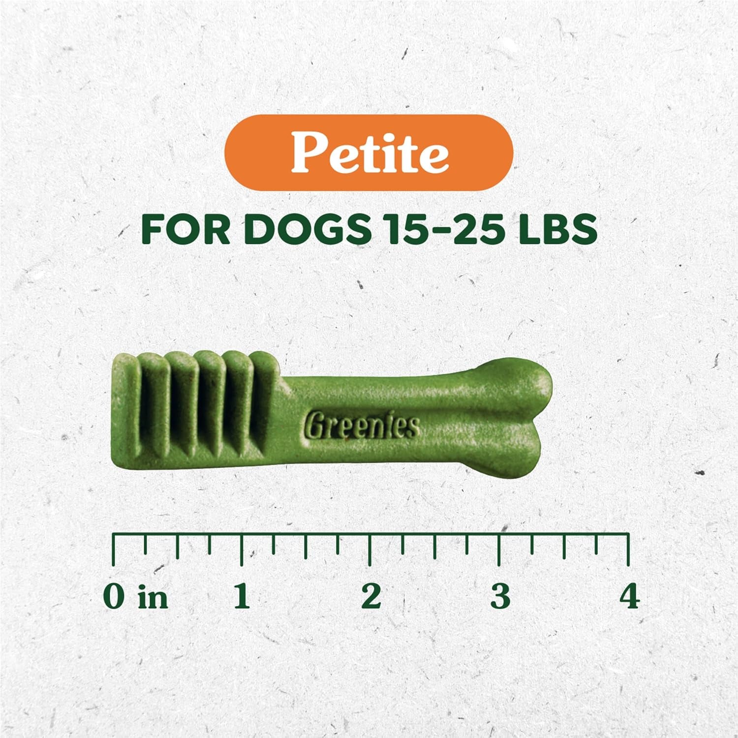 Original Petite Natural Dental Care Dog Treats, 36 Oz. Pack (60 Treats) - Petopia Company