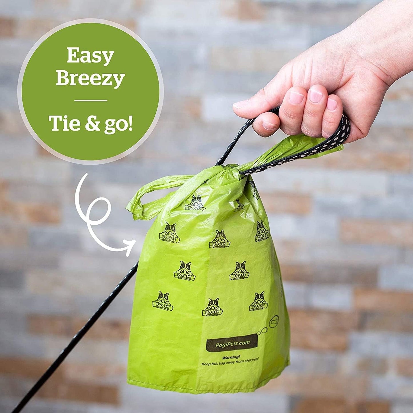 Pogi’S Dog Poop Bags with Handles – Extra - Thick, Leak - Proof, Large, Unscented, 900 - Count - Petopia Company