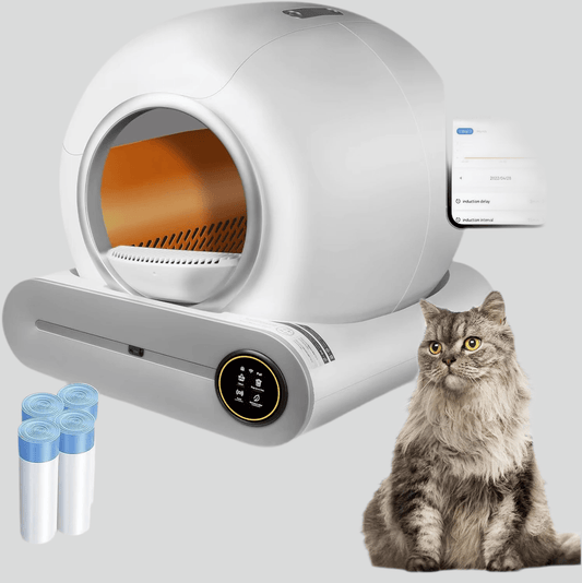 PurifyBox 2024 - Extra - Large Self - Cleaning Litter Box with Odor Control & Health Tracking - Petopia
