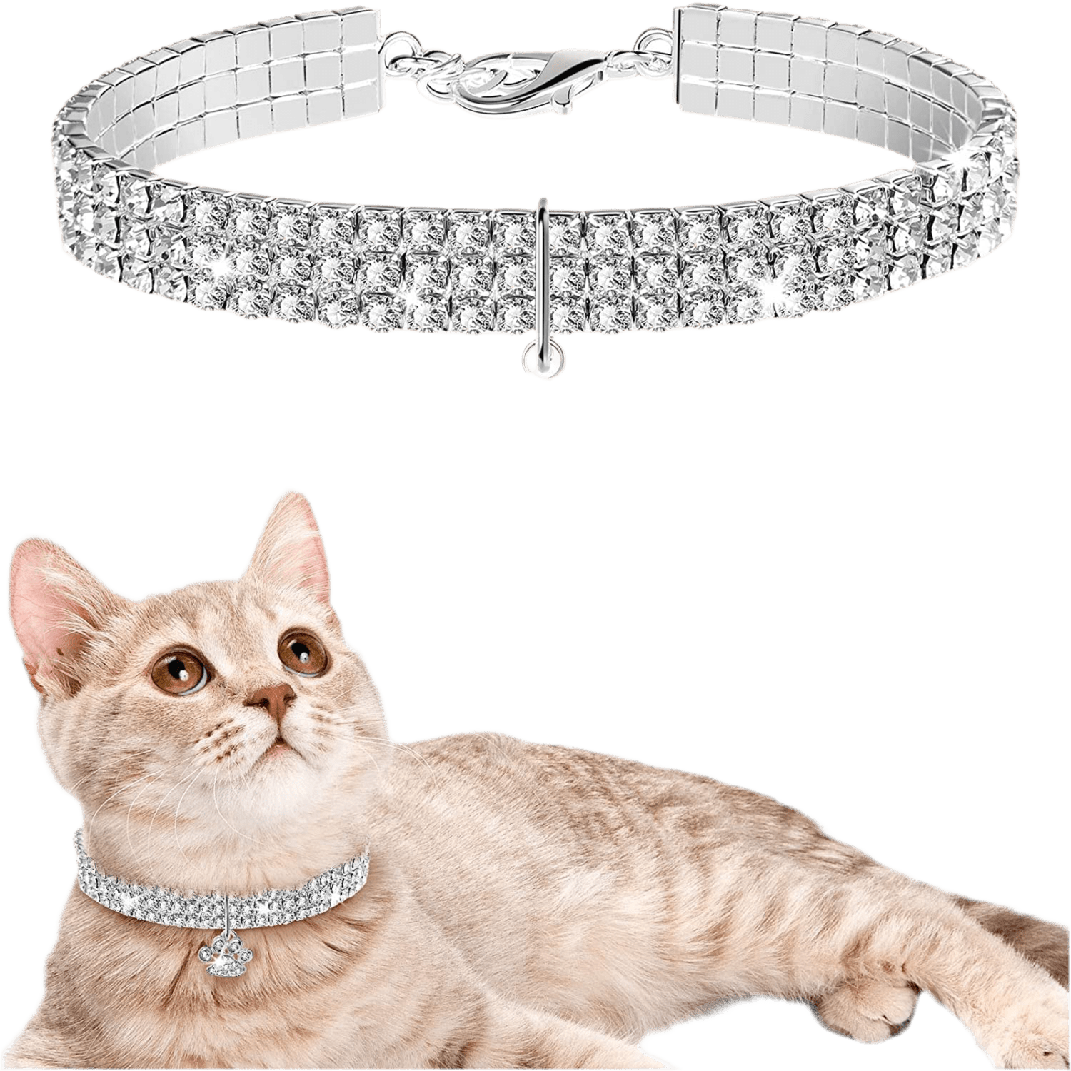 SparklePaws Adjustable Rhinestone Collars - Petopia