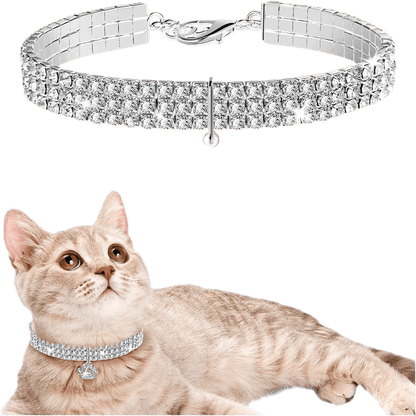 SparklePaws Adjustable Rhinestone Collars - Petopia