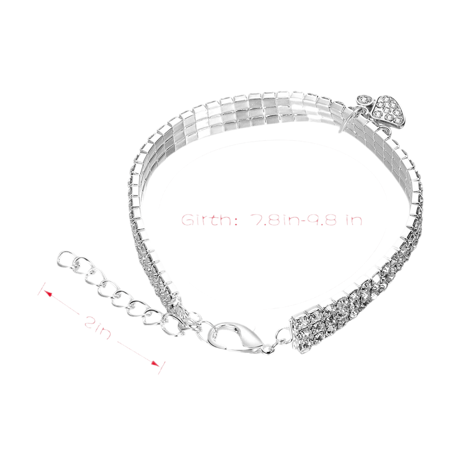 SparklePaws Adjustable Rhinestone Collars - Petopia