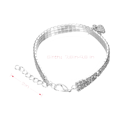 SparklePaws Adjustable Rhinestone Collars - Petopia