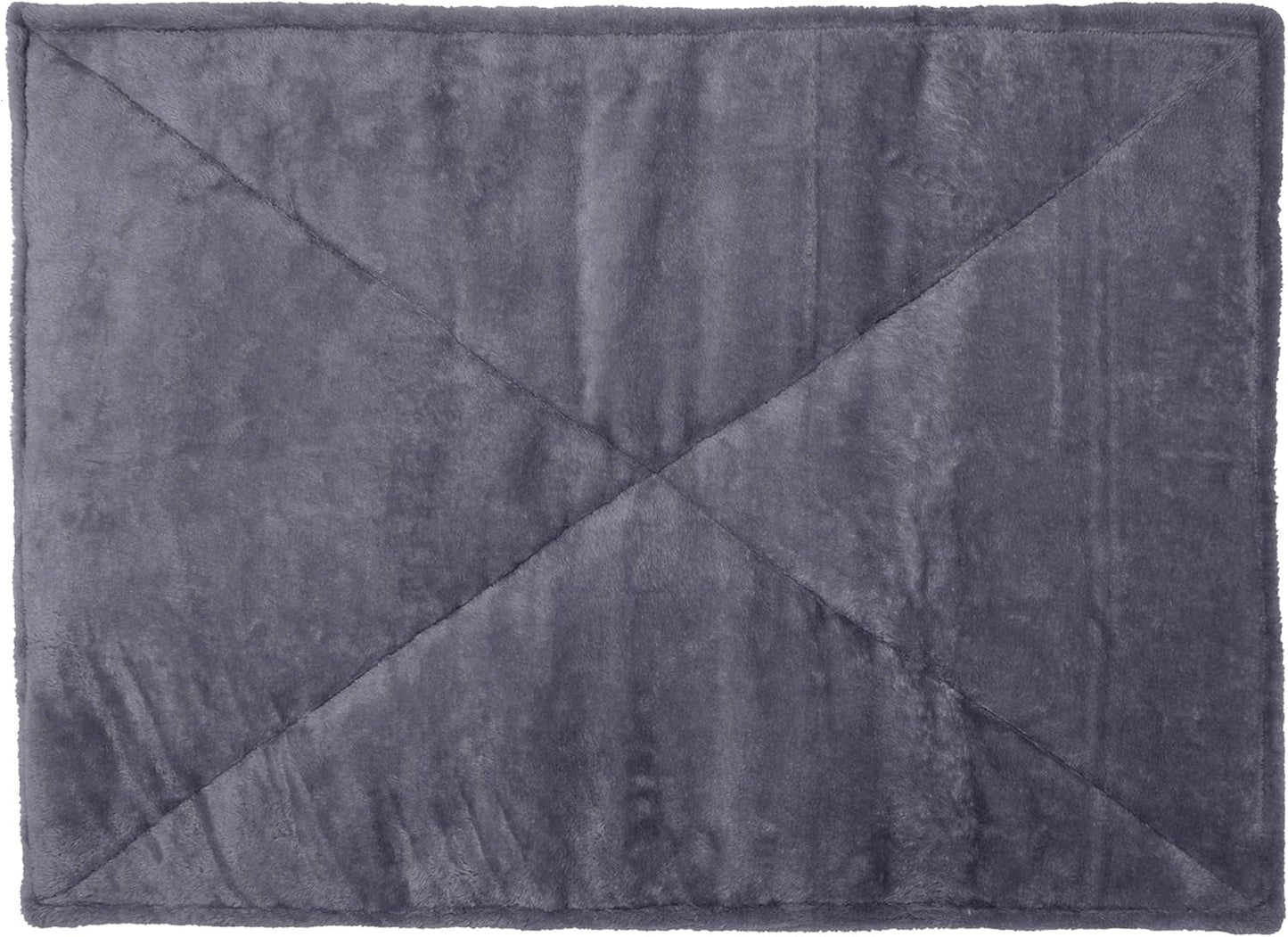Thermanap Self - Warming Cat Bed for Indoor Cats & Large/Medium Dogs, Washable & Reflects Body Heat - Quilted Faux Fur Reflective Bed Mat - Gray, Large - Petopia Company