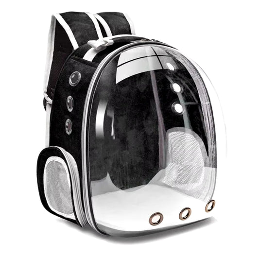 Transparent Capsule Pet Carrier Backpack – Comfortable &amp; Secure Travel for Your Pet - Petopia